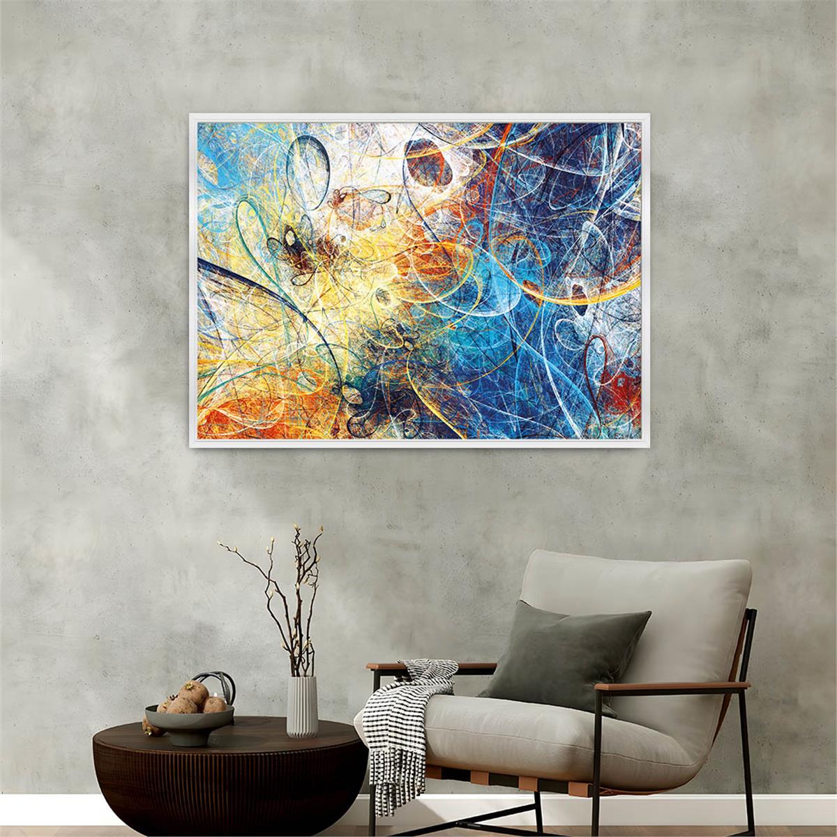 Alüminyum Çerçeveli Sanat Temalı Cam Tablo 131