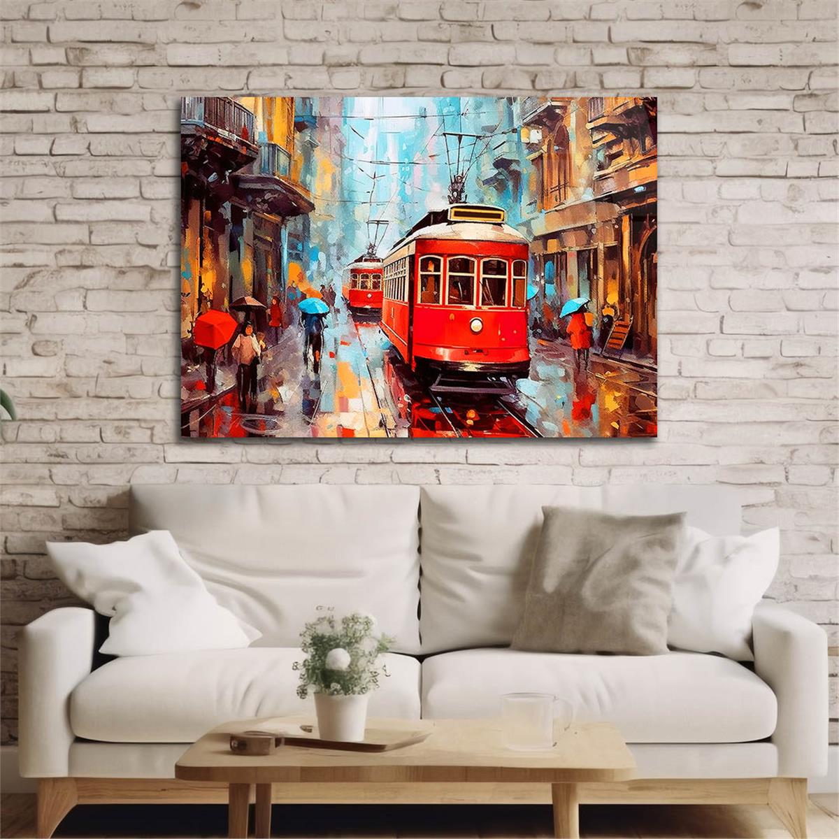 Horizontal Art-Themed Tempered Glass Wall Art 531