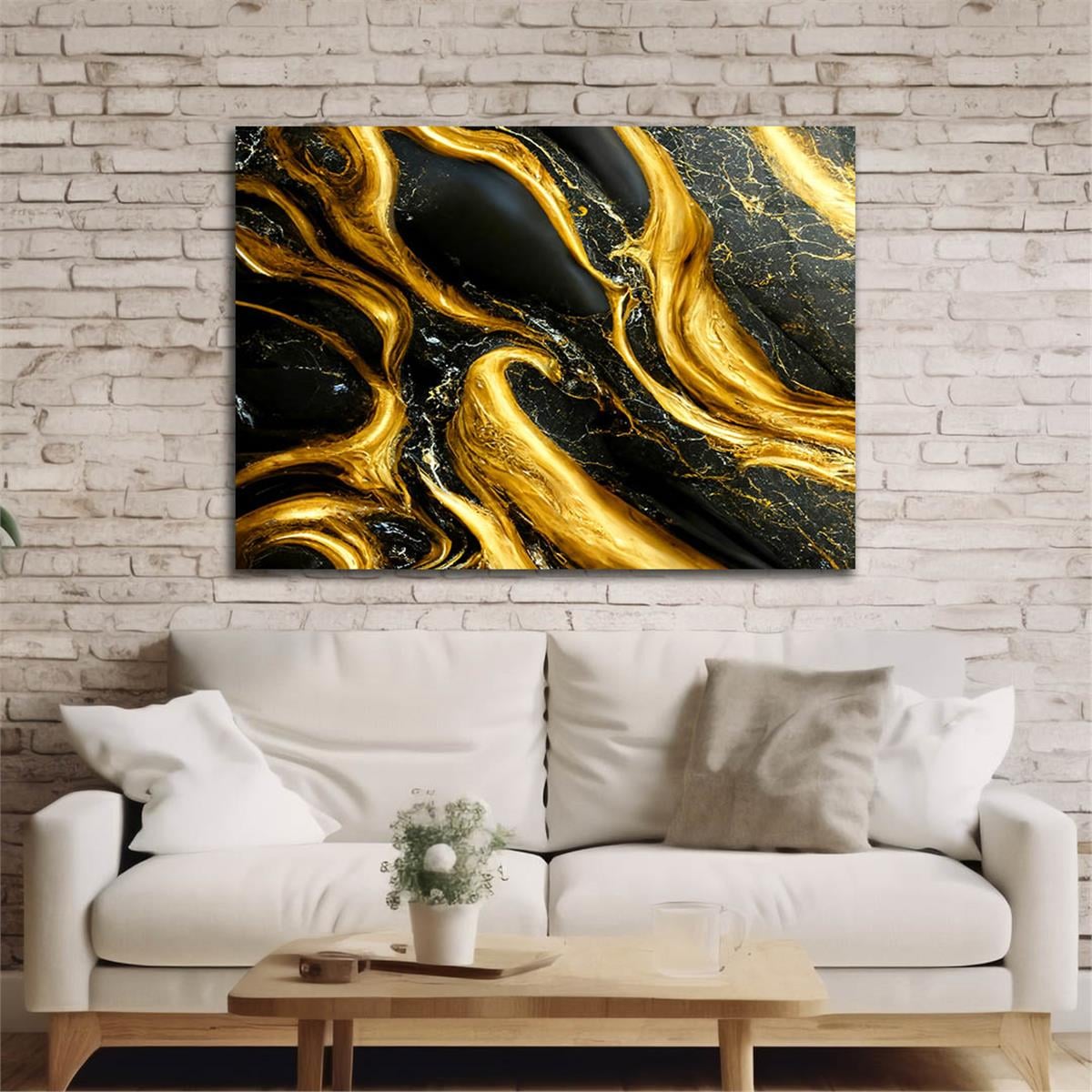 Horizontal Art-Themed Tempered Glass Wall Art 368