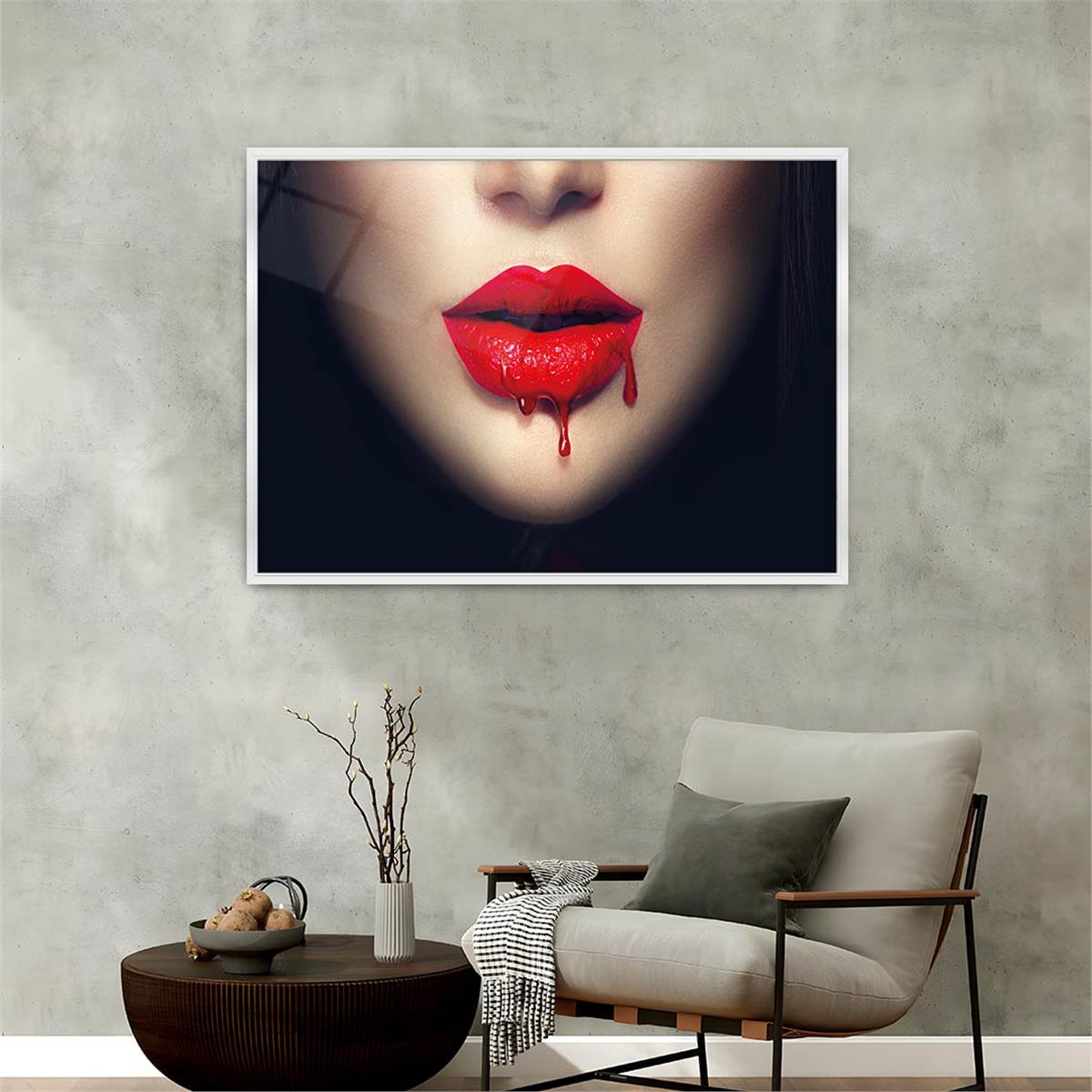 Alüminyum Çerçeveli Sanat Temalı Cam Tablo 084