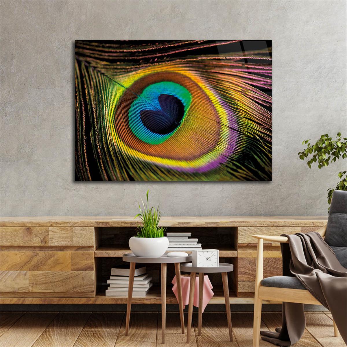 Horizontal Art-Themed Tempered Glass Wall Art 249