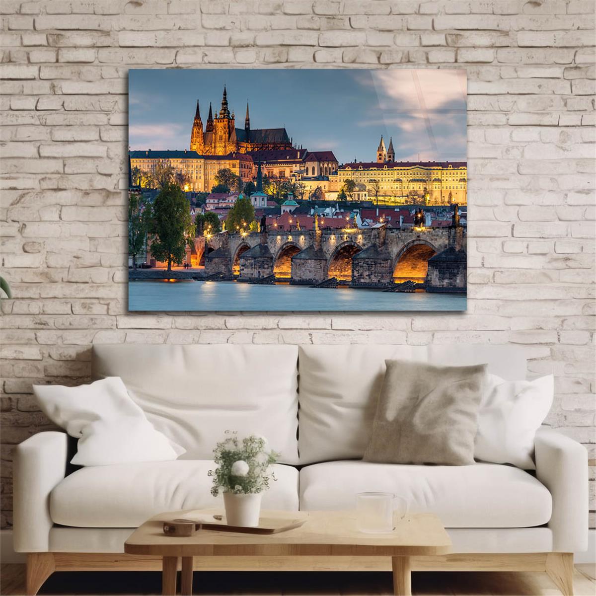 Tempered Glasss Wall Arts Natured-Themed