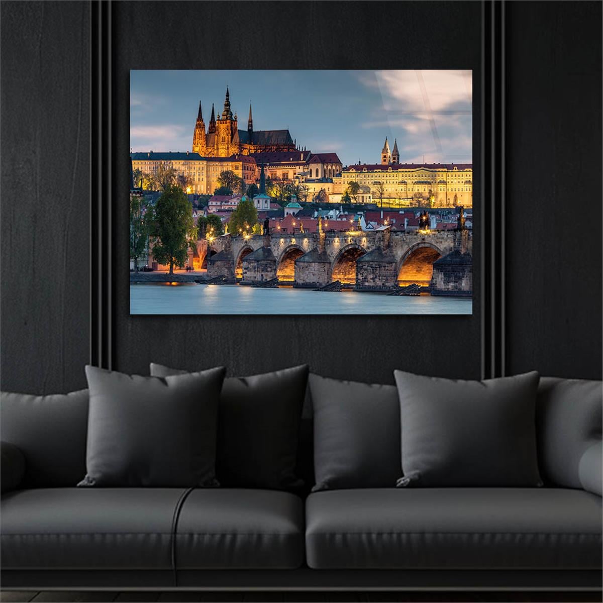 Tempered Glasss Wall Arts Natured-Themed