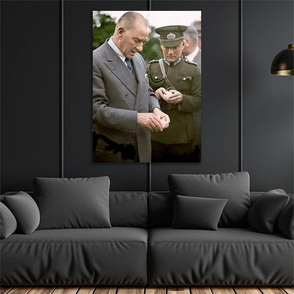 Dikey VatanTemalı Cam Tablo 171