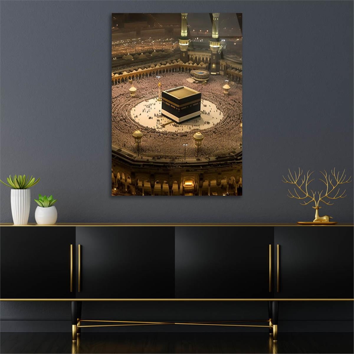 Dikey Dini Temalı Cam Tablo 240