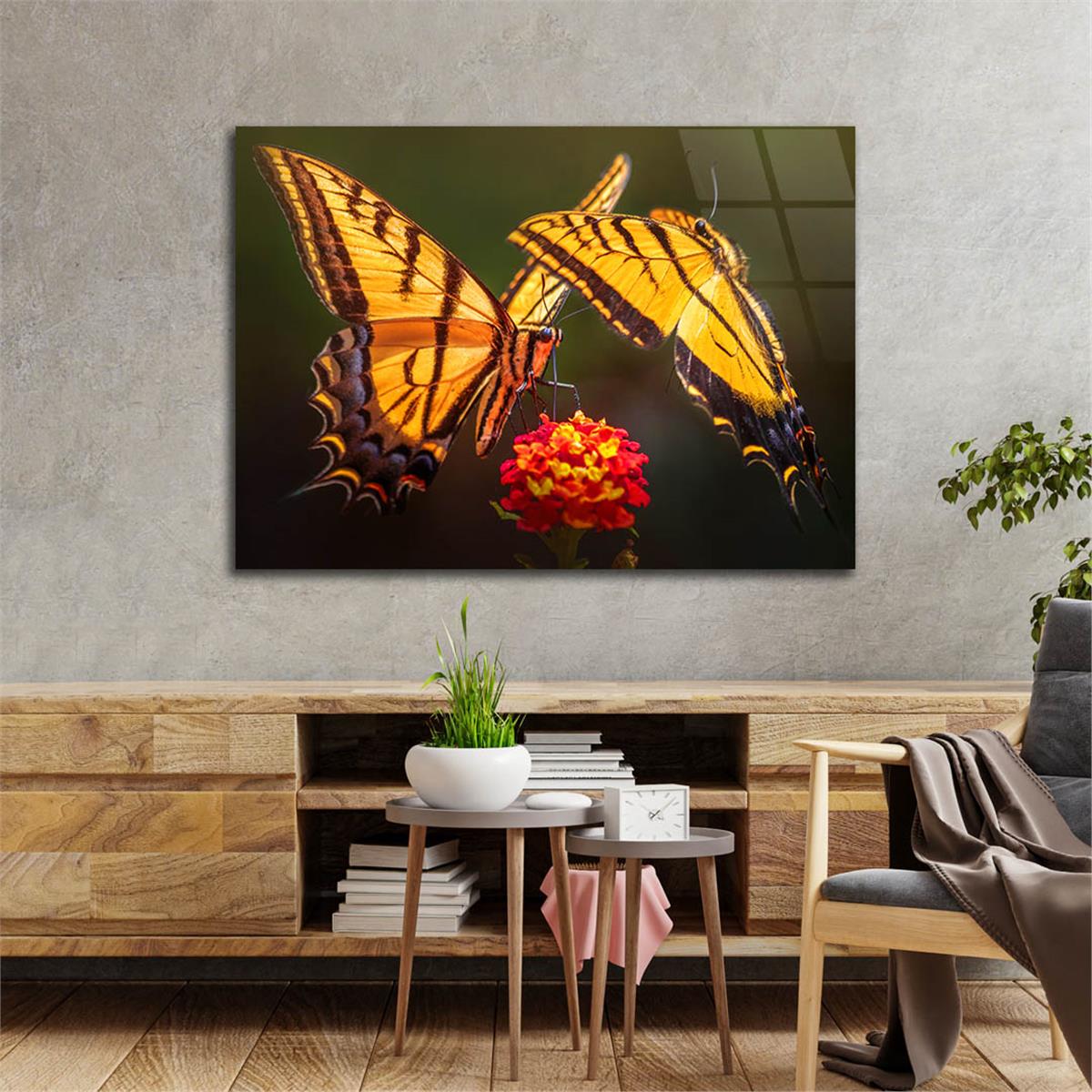 Horizontal Art-Themed Tempered Glass Wall Art 439