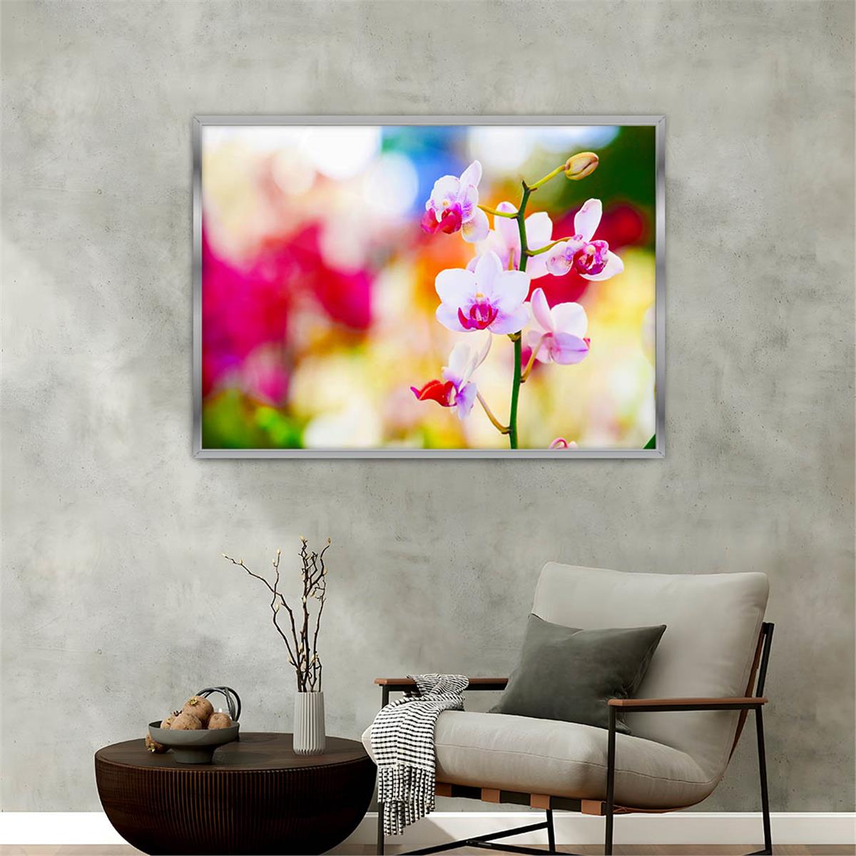 Aluminum-Framed Natured-Themed Tempered Glass Wall Art 127