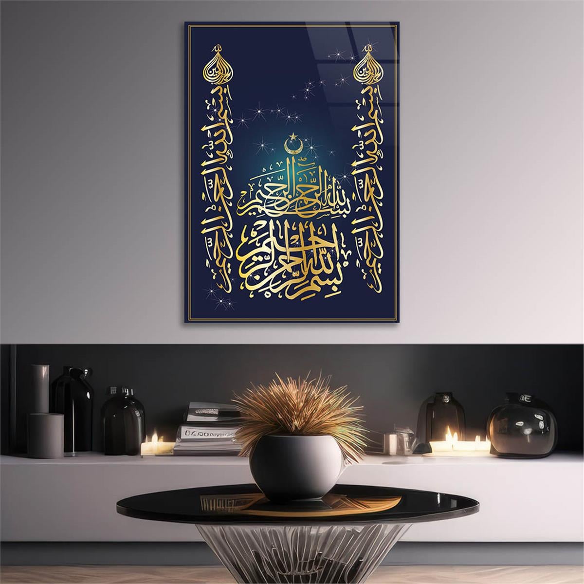 Tempered Glasss Wall Arts Religious-Themed