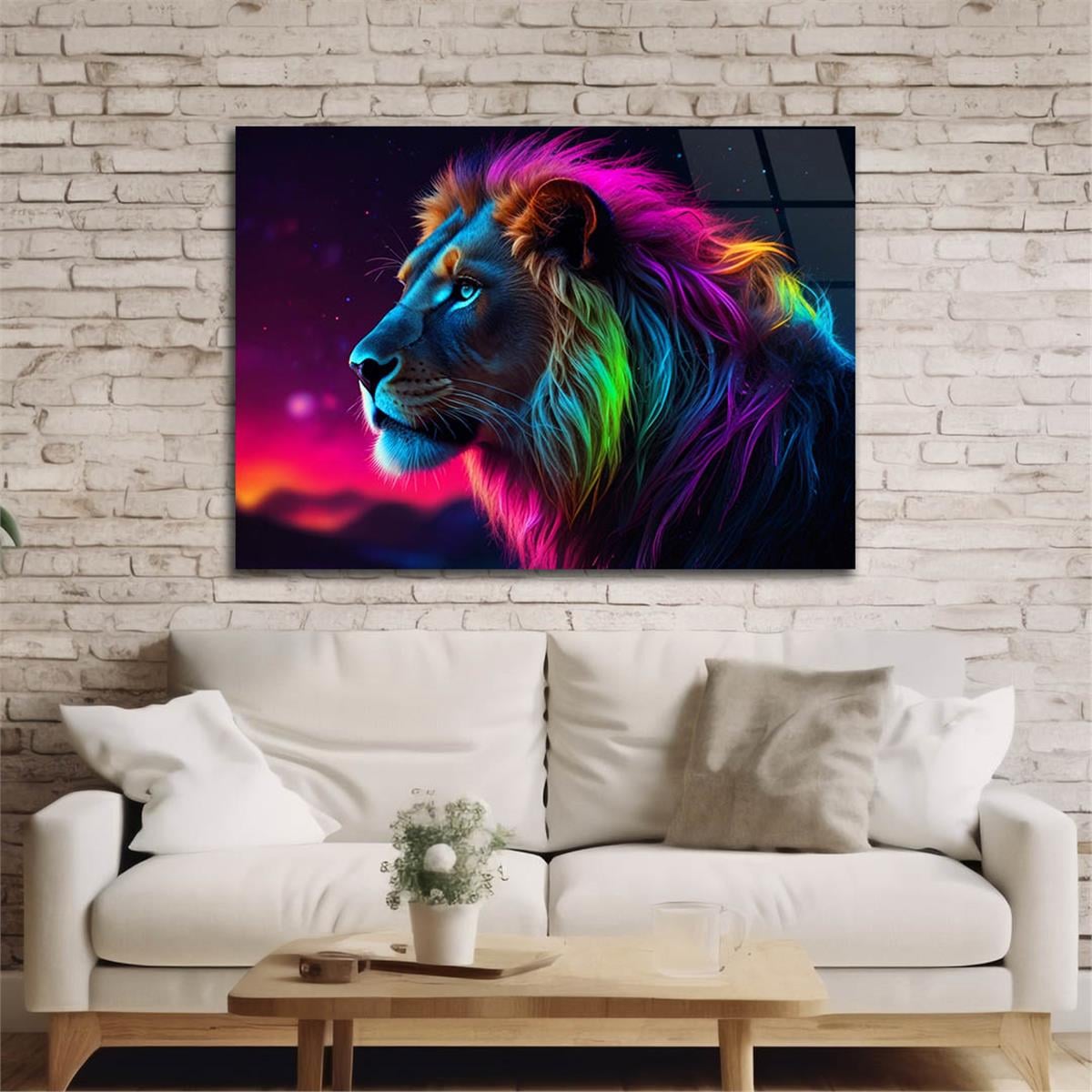 Yatay Doğa Temalı Cam Tablo 505