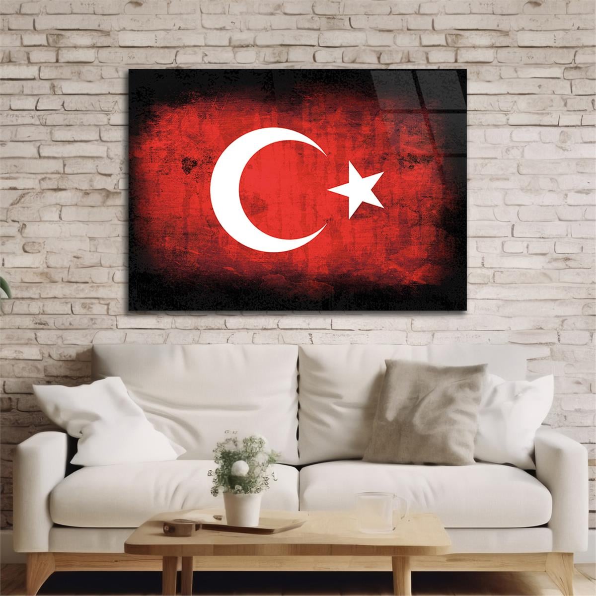 Horizontal National-Themed Tempered Glass Wall Art 78