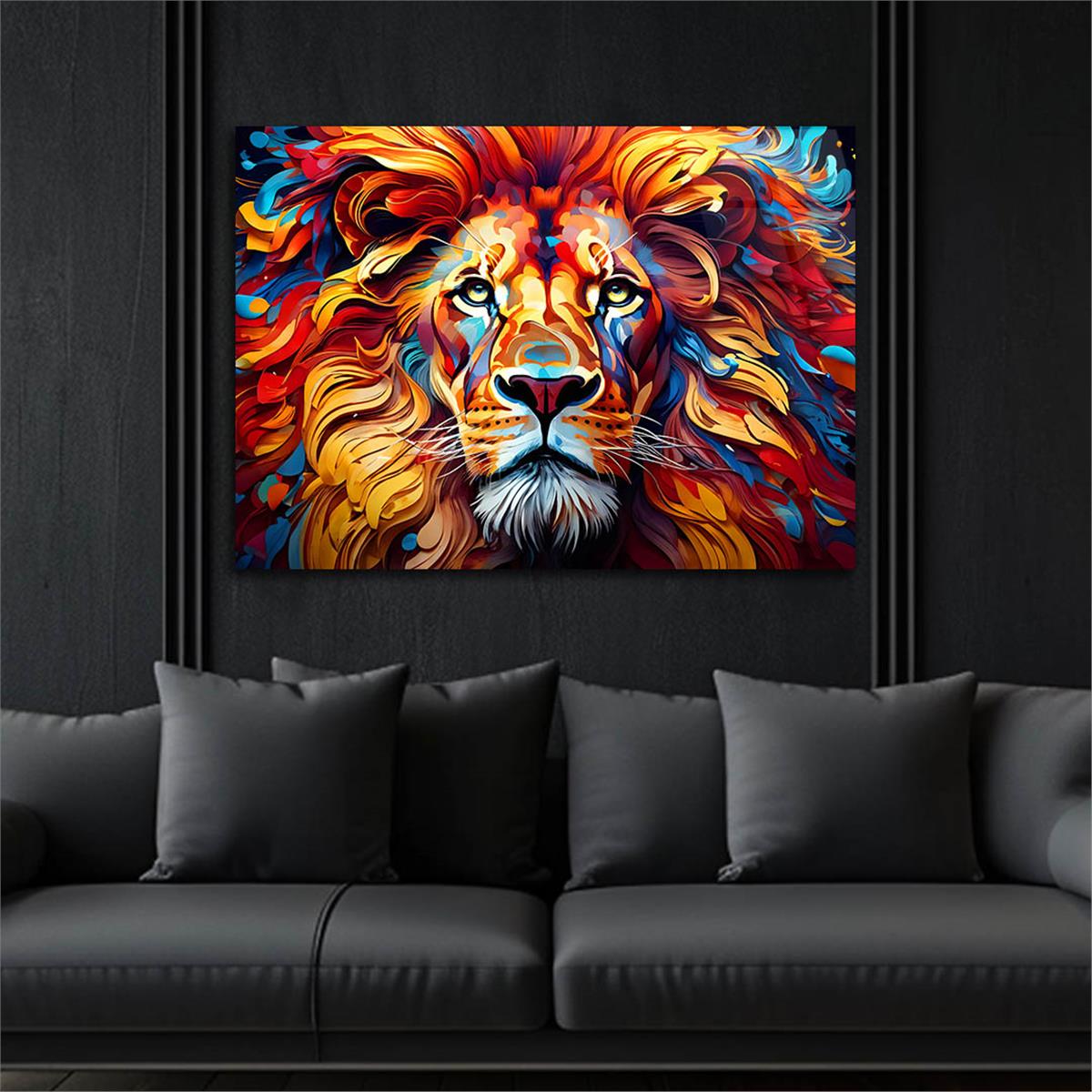 Yatay Doğa Temalı Cam Tablo 438