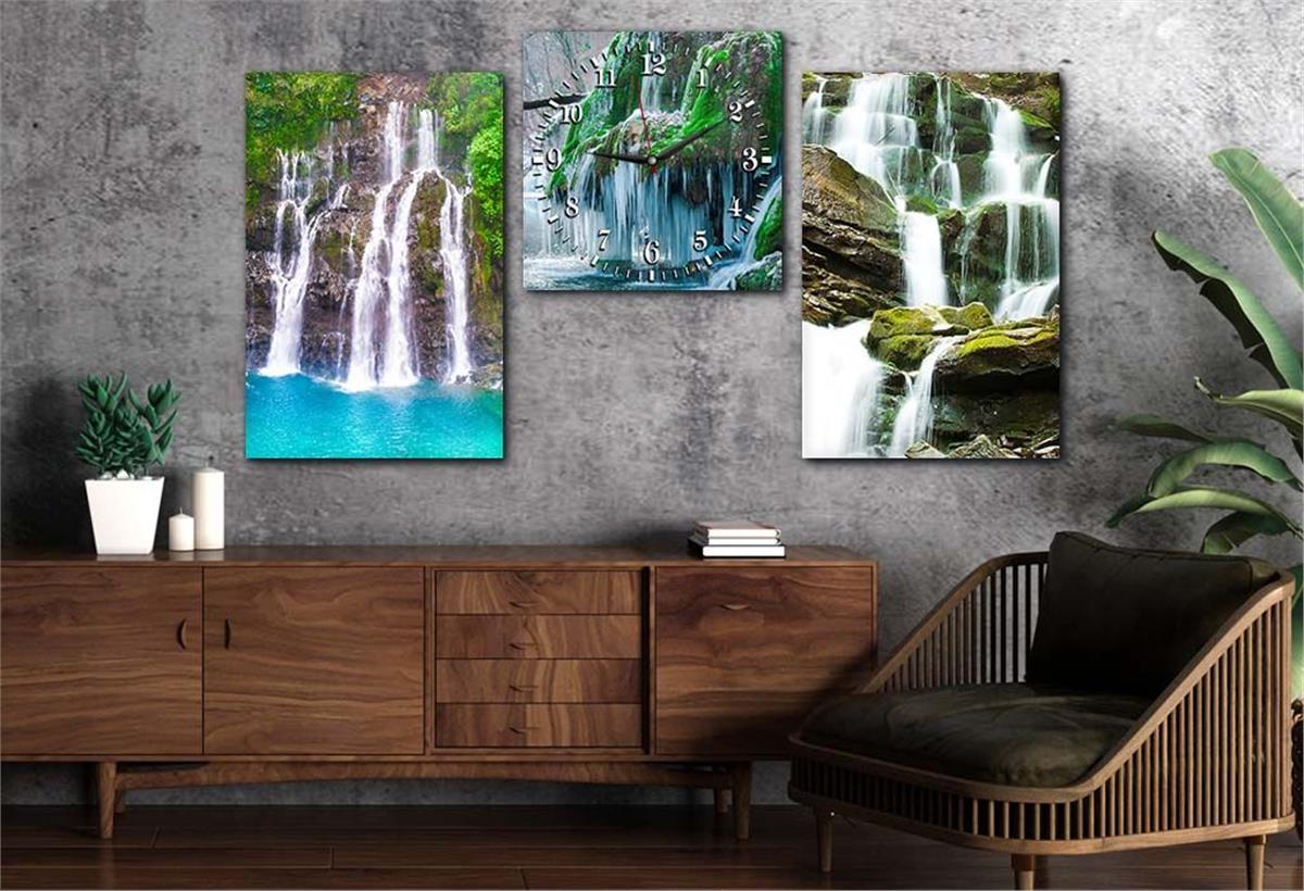 Ensemble de Tableaux et d’orloge 2 pièces sur le thème de l’art