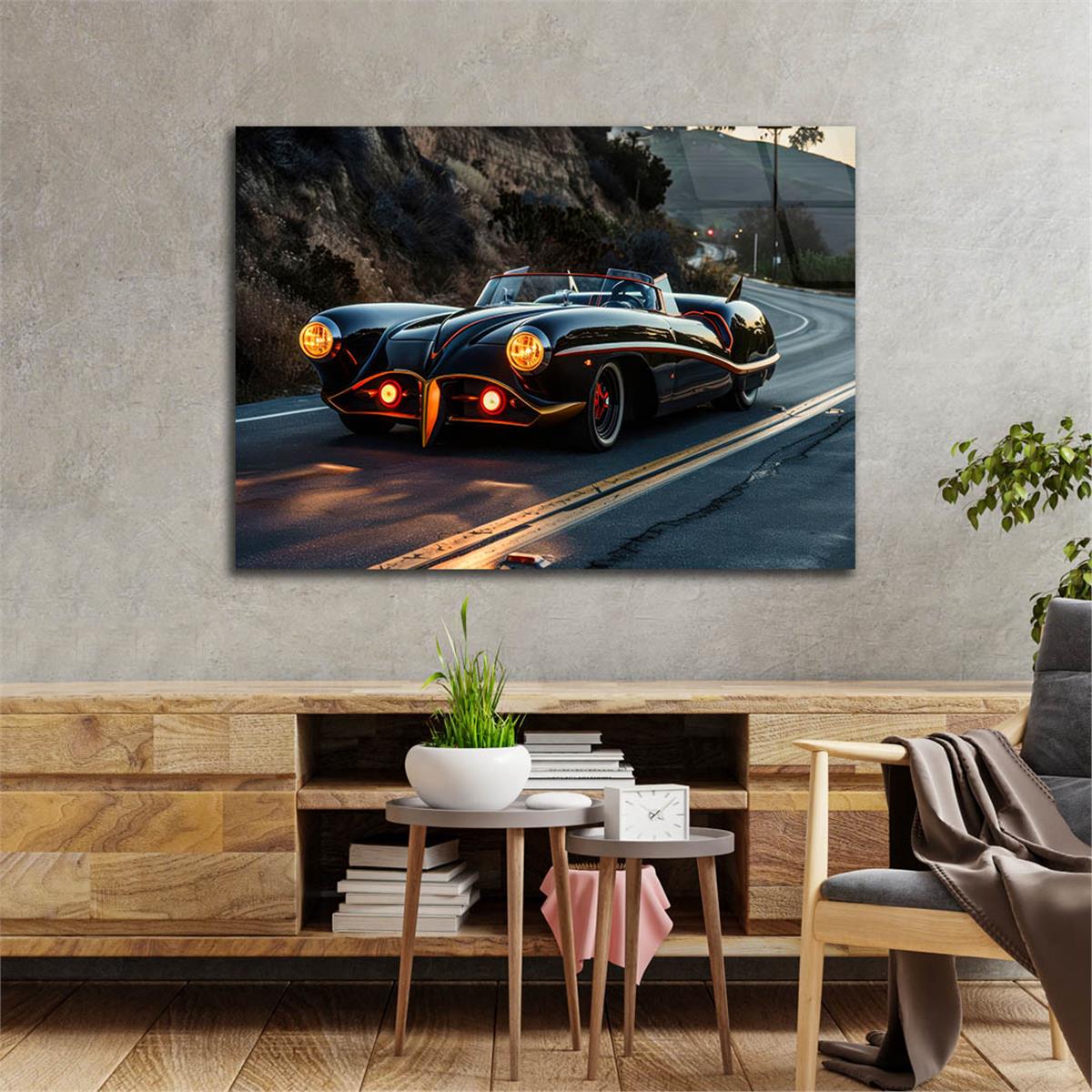 Yatay DoğaTemalı Cam Tablo 407