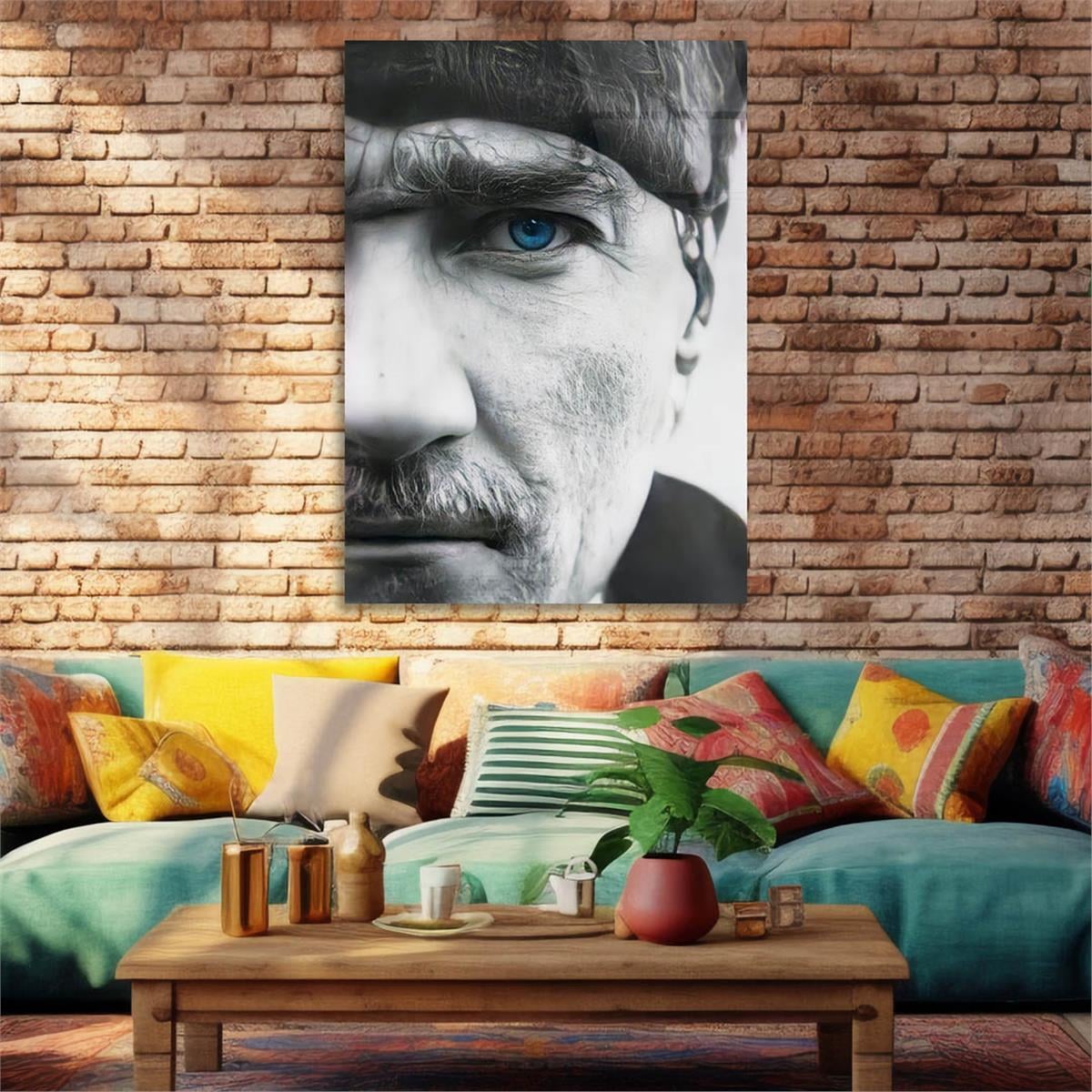 MUSTAFA KEMAL ATATÜRK Tempered Glasss Wall Art