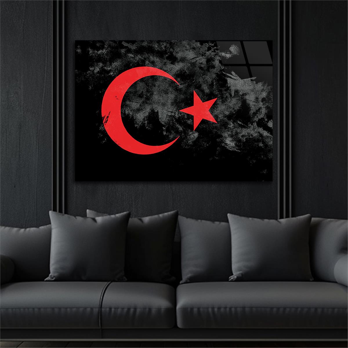 Horizontal National-Themed Tempered Glass Wall Art 80