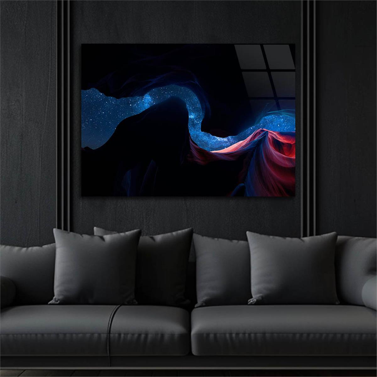 Yatay DoğaTemalı Cam Tablo 352