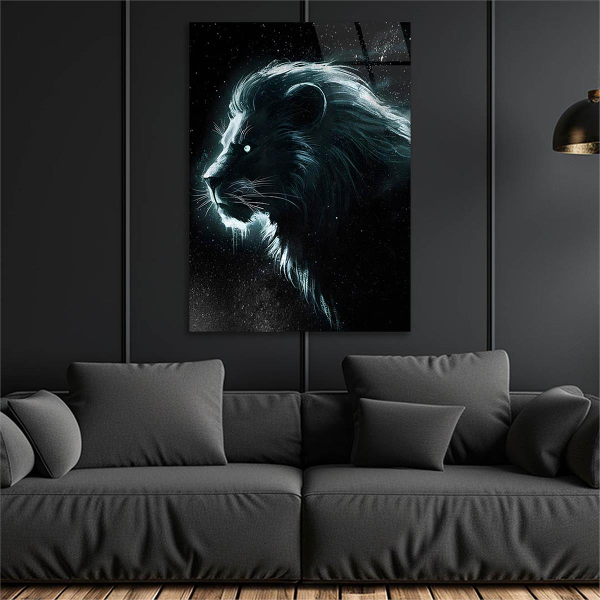 Dikey Doğa Temalı Cam Tablo 333