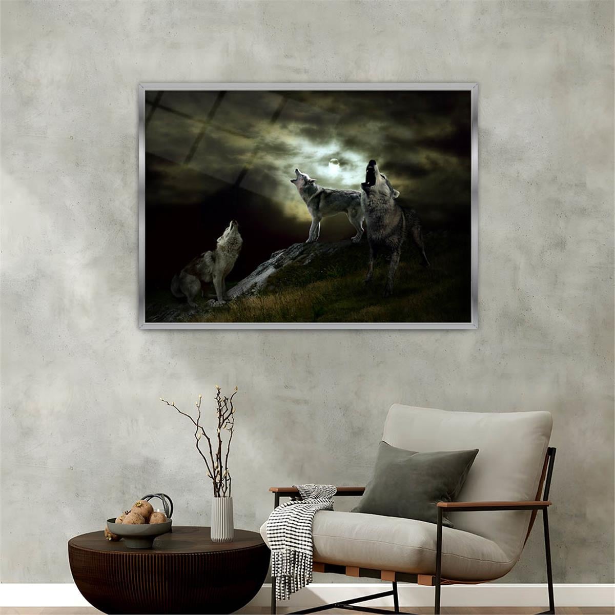 Alüminyum Çerçeveli Doğa Temalı Cam Tablo 112