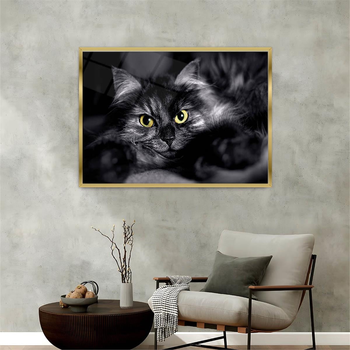 Alüminyum Çerçeveli Sanat Temalı Cam Tablo 107