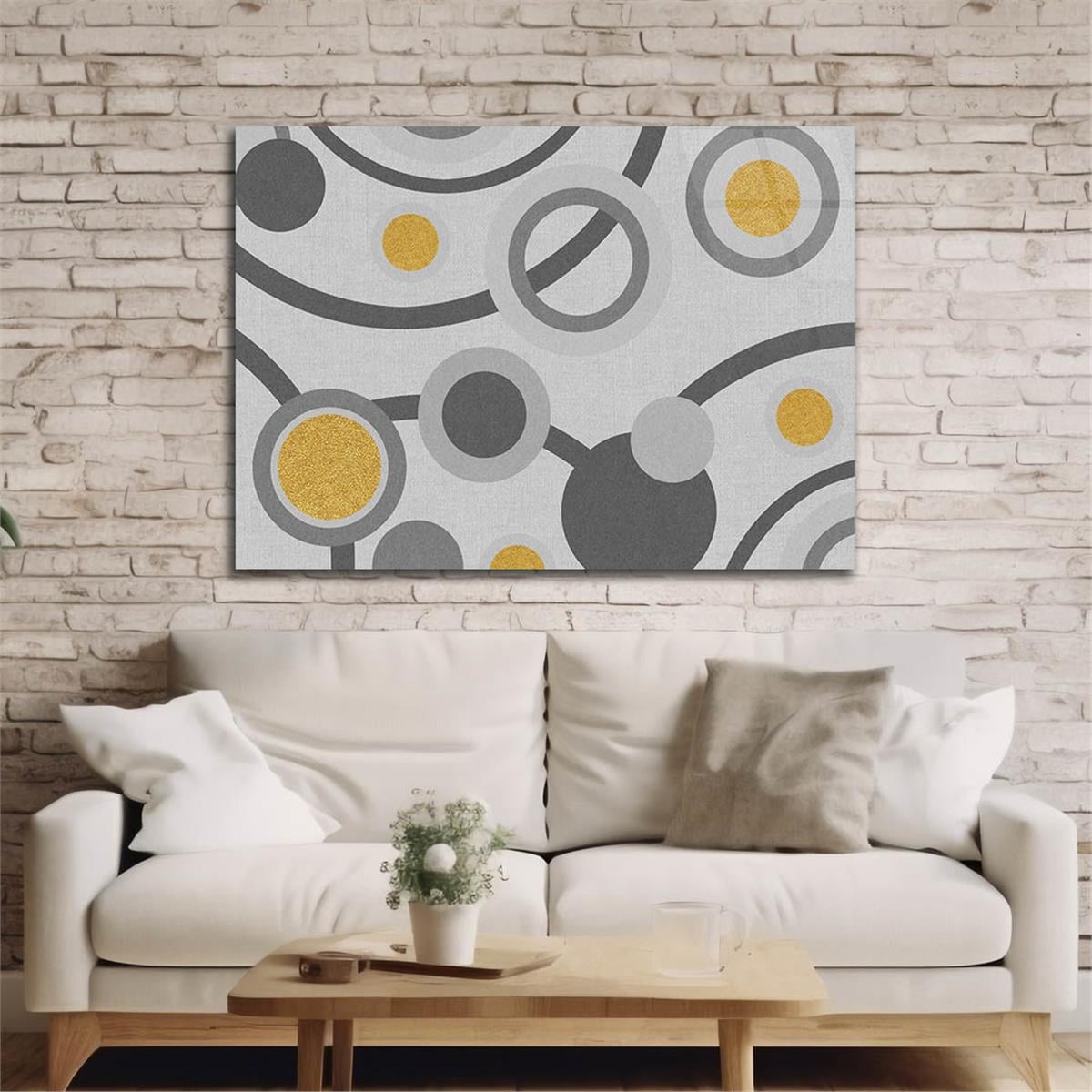 Horizontal Art-Themed Tempered Glass Wall Art 581