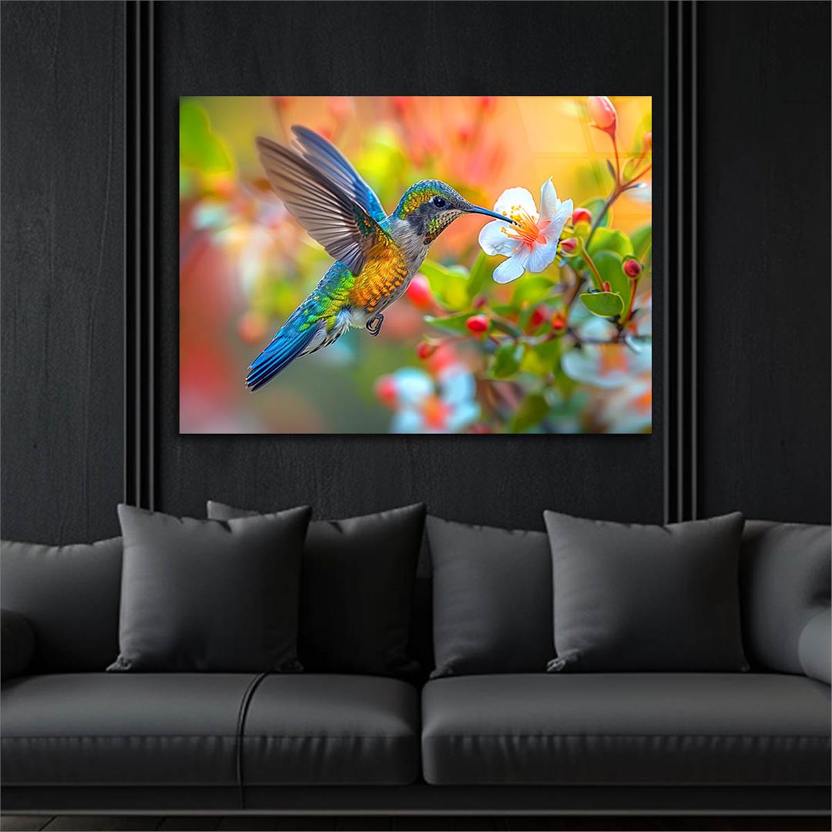 Yatay Doğa Temalı Cam Tablo 581