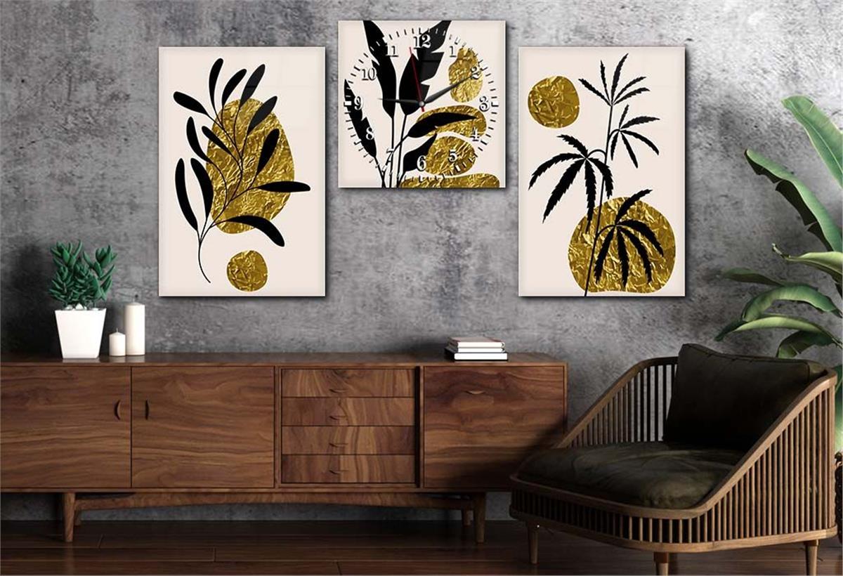 Ensemble de Tableaux et d’orloge 2 pièces sur le thème de l’art