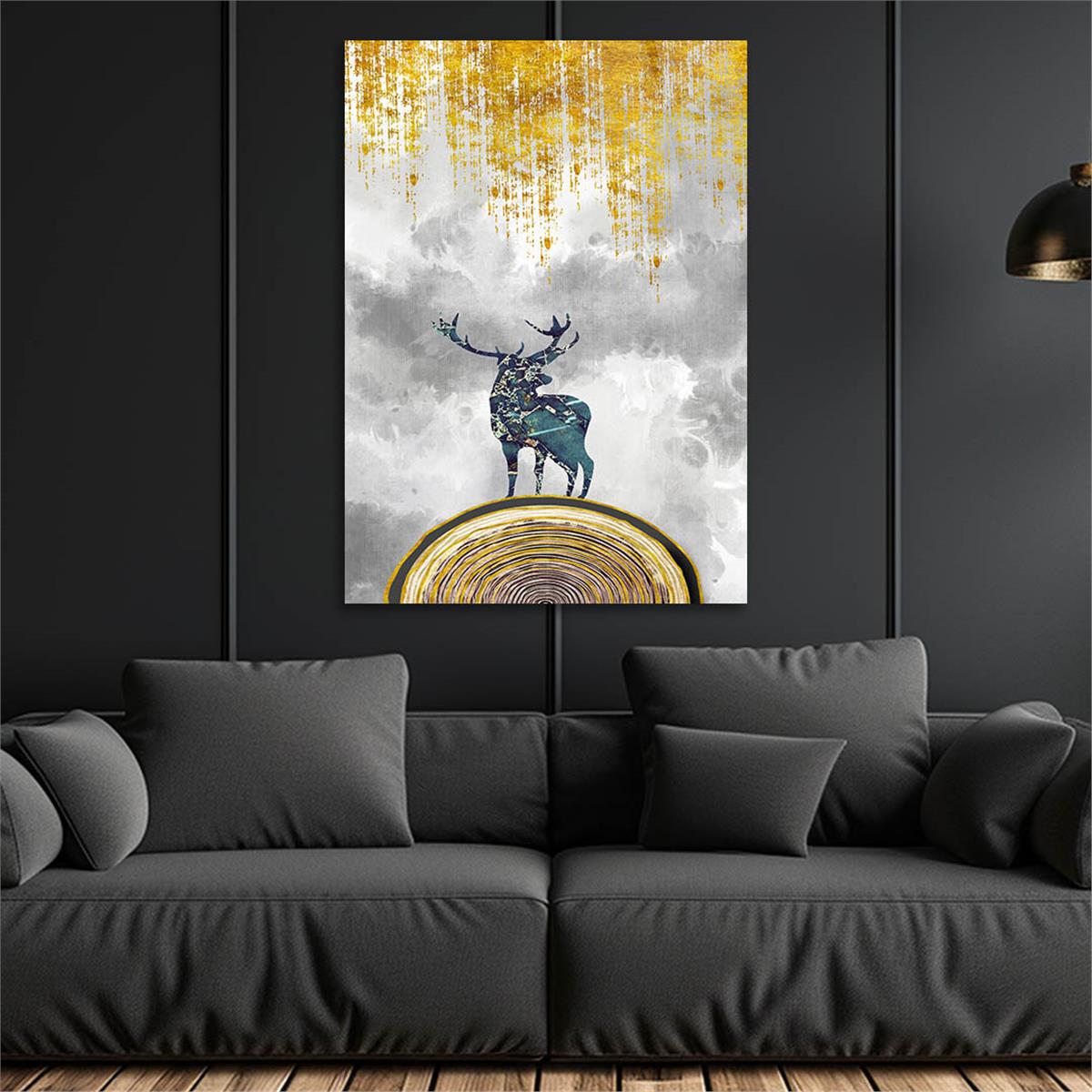 Vertical Tempered Glasss Wall Arts Art-Themed 332