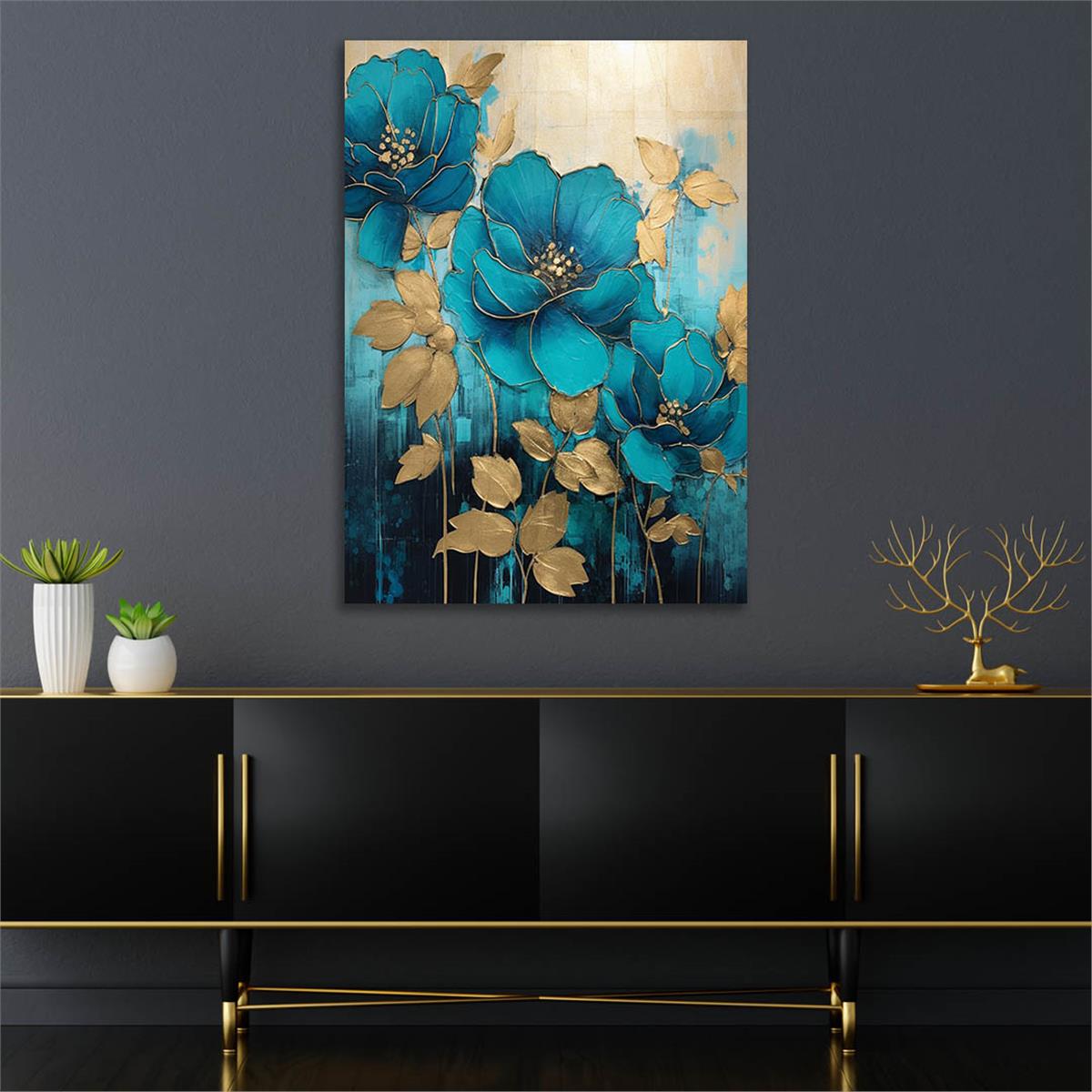 Vertical Tempered Glasss Wall Arts Art-Themed 316