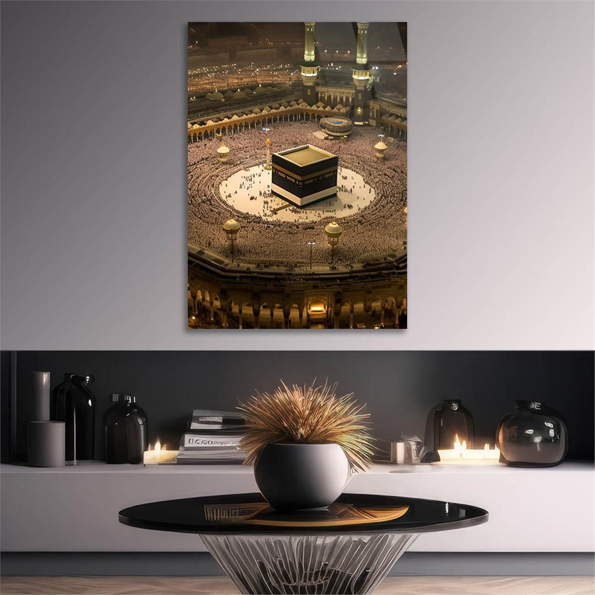 Dikey Dini Temalı Cam Tablo 240