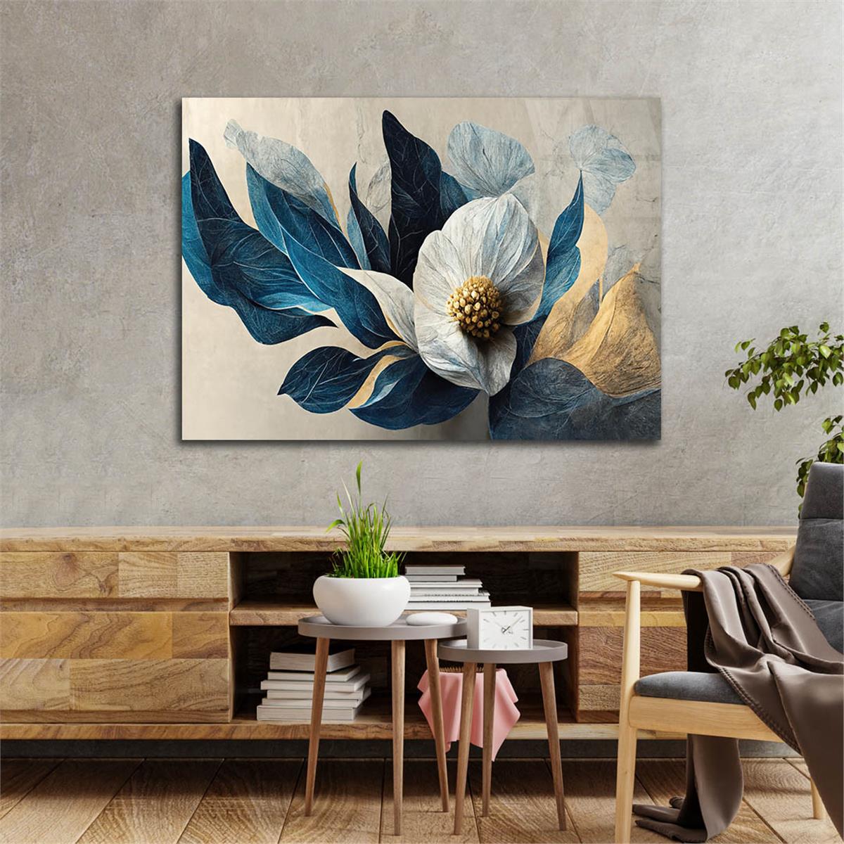 Horizontal Art-Themed Tempered Glass Wall Art 329