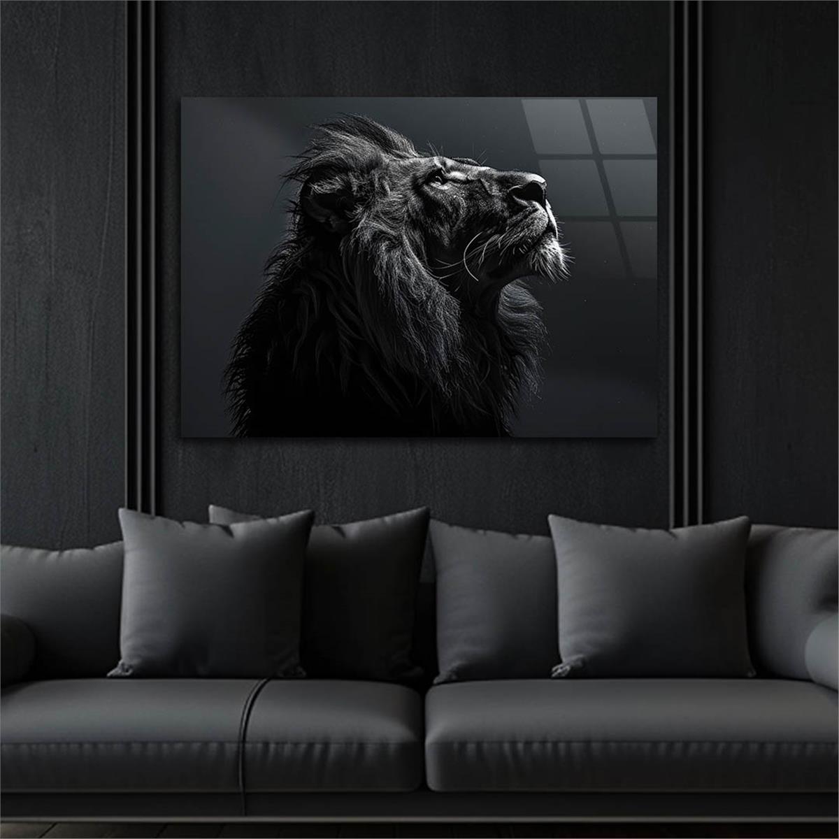 Yatay Doğa Temalı Cam Tablo 460