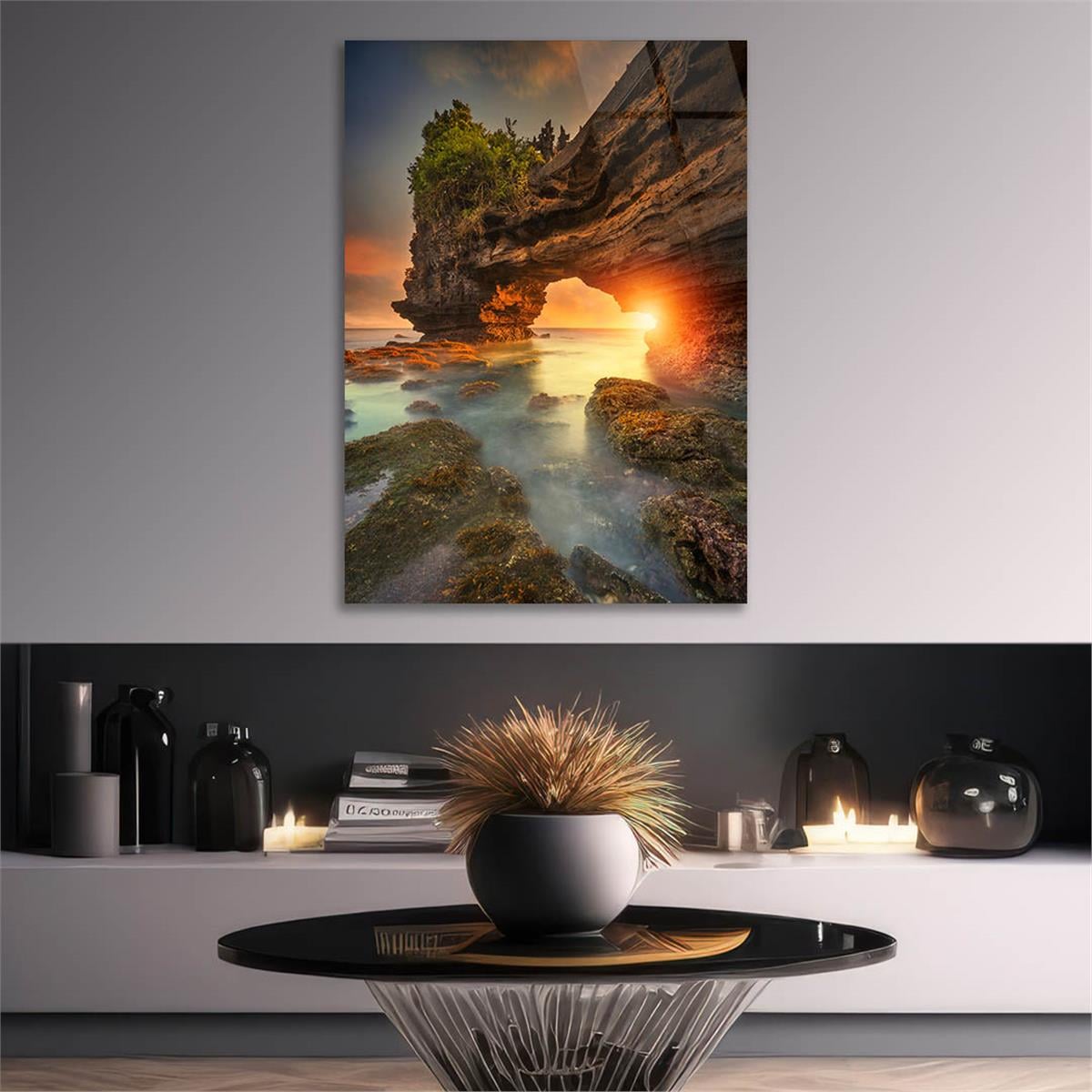 Tempered Glasss Wall Arts Art-Themed