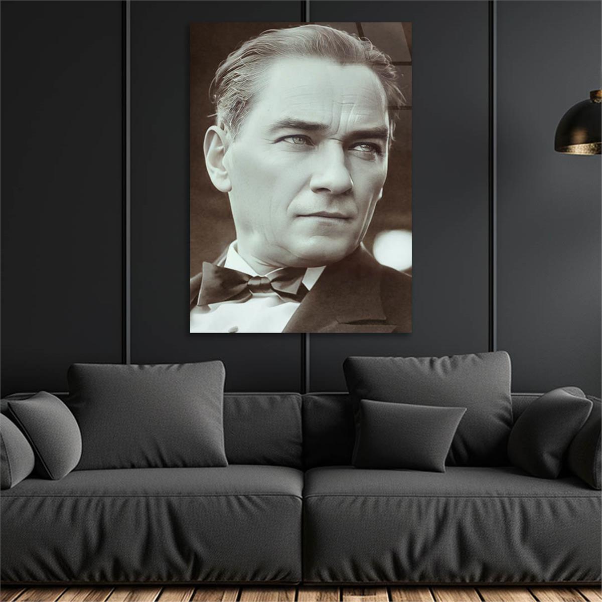 Dikey VatanTemalı Cam Tablo 268