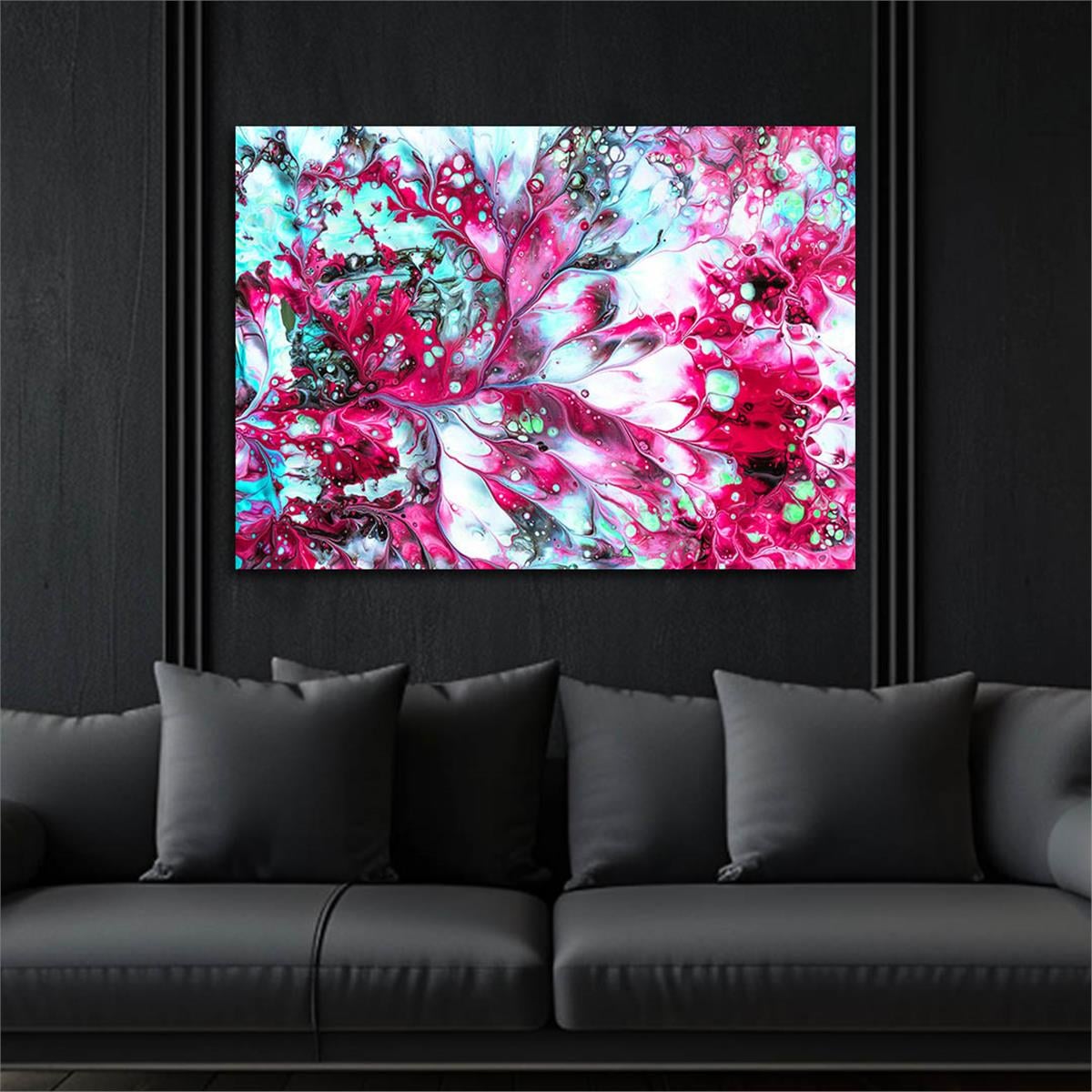 Horizontal Art-Themed Tempered Glass Wall Art 559