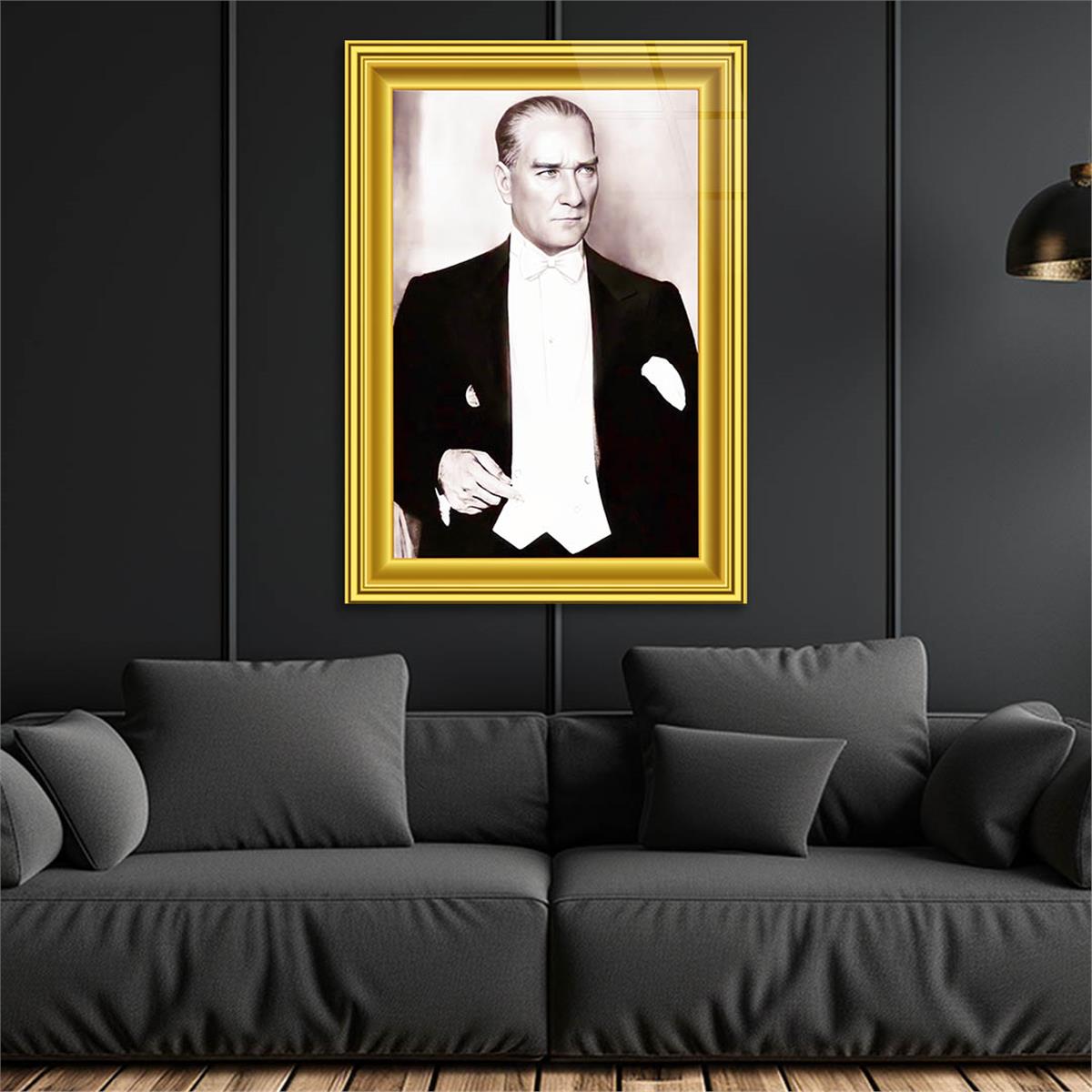 MUSTAFA KEMAL ATATÜRK Tempered Glasss Wall Art 