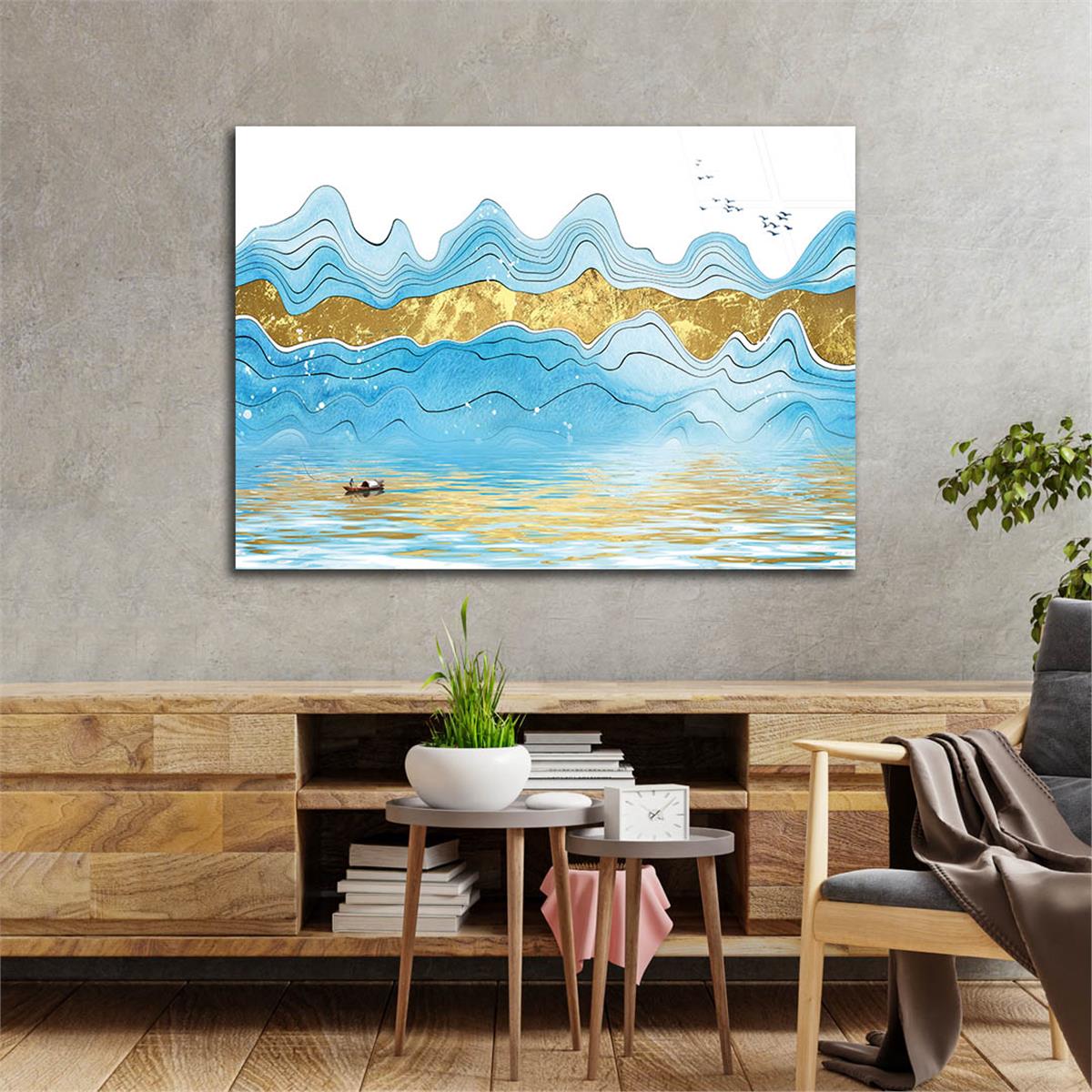 Yatay Sanat Temalı Cam Tablo 263