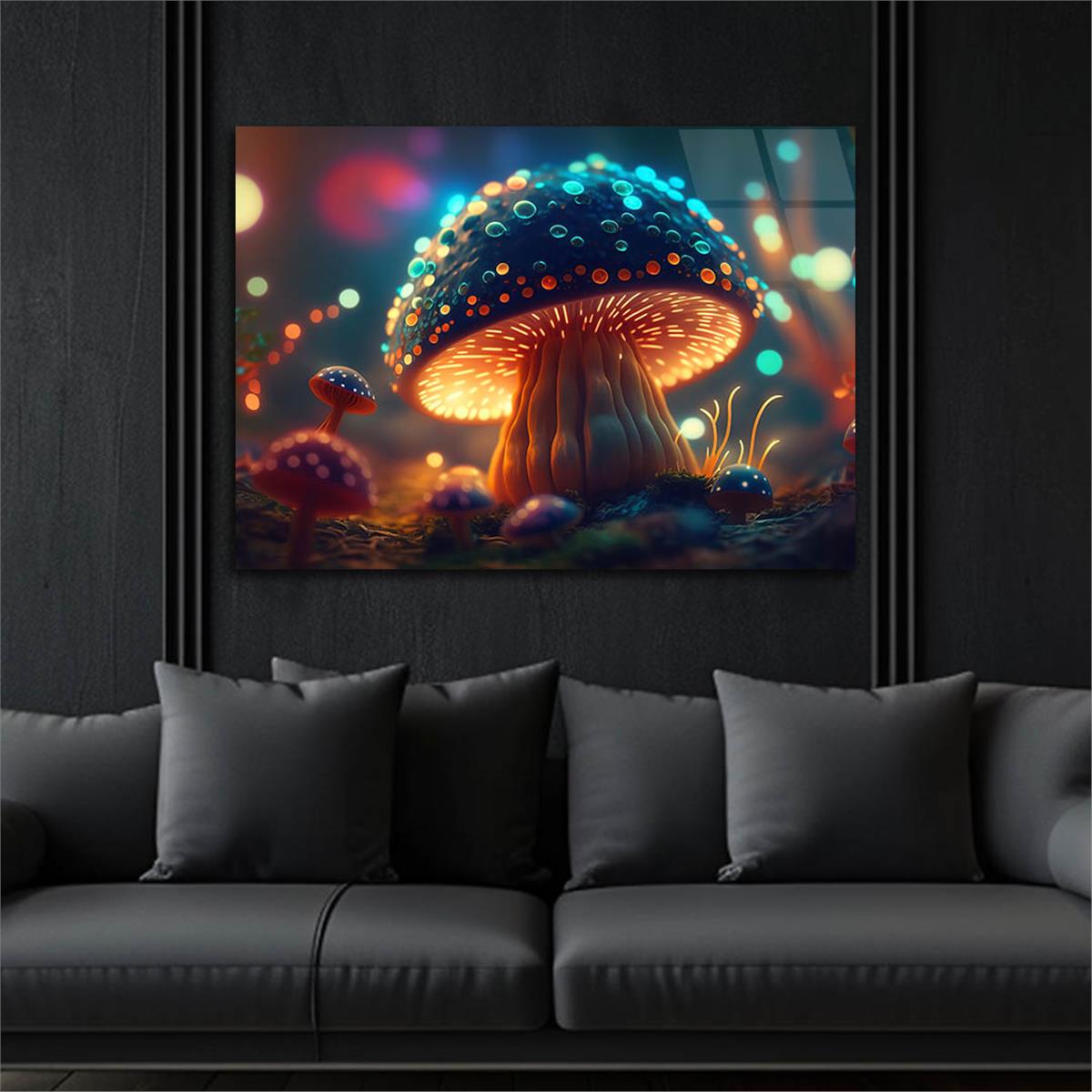 Horizontal Art-Themed Tempered Glass Wall Art 475