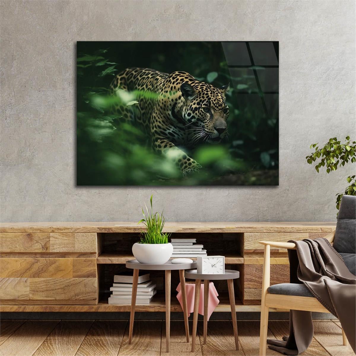 Horizontal Natured-Themed Tempered Glass Wall Art 265