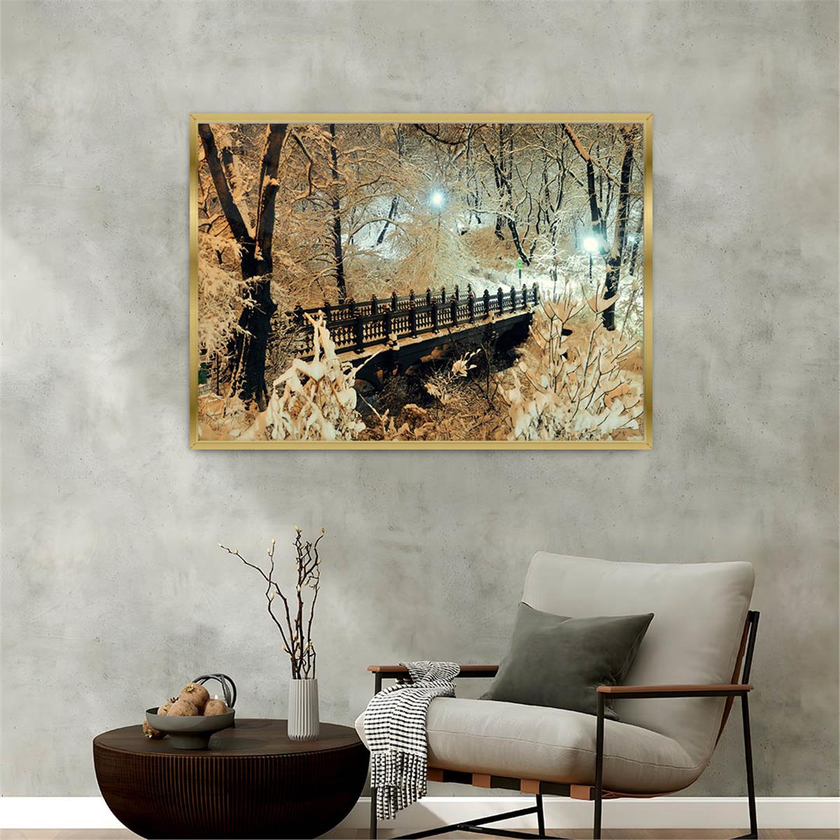 Alüminyum Çerçeveli Doğa Temalı Cam Tablo 012