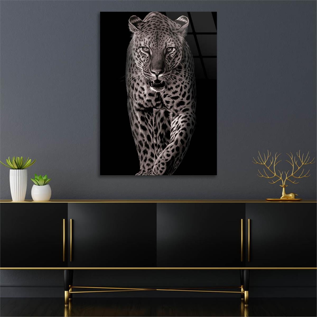 Tiger Tempered Glass Wall Art