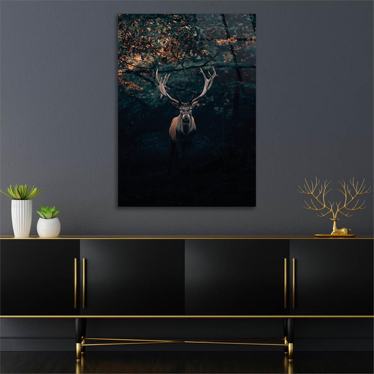 Tempered Glasss Wall Arts Natured-Themed