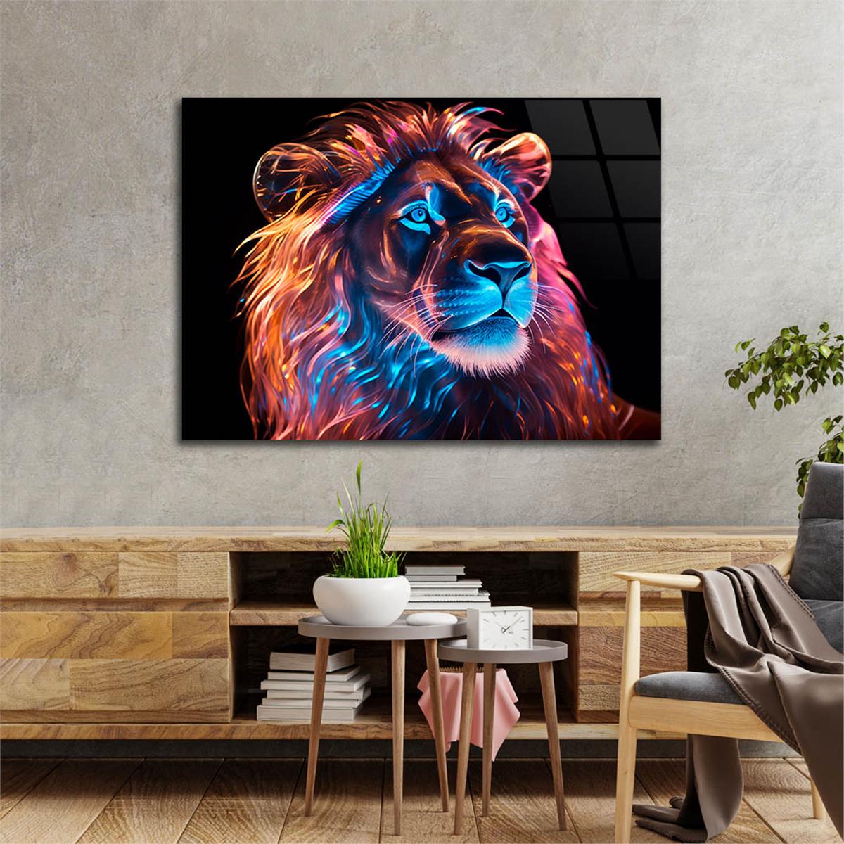 Yatay Doğa Temalı Cam Tablo 451