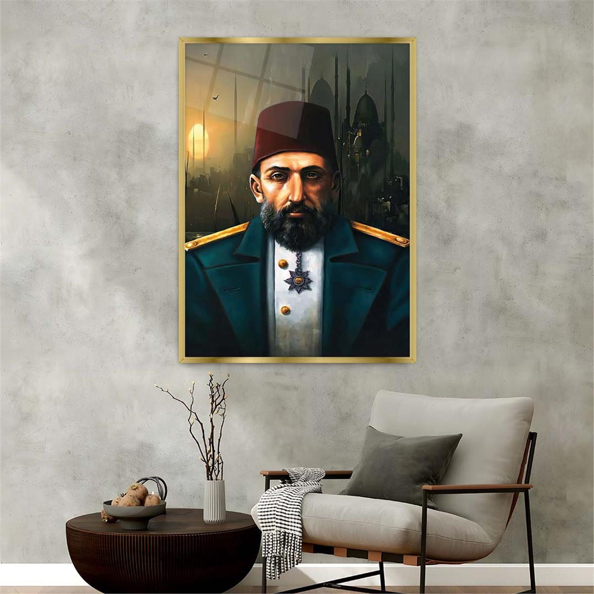 Alüminyum Çerçeveli Vatan Temalı Cam Tablo 020