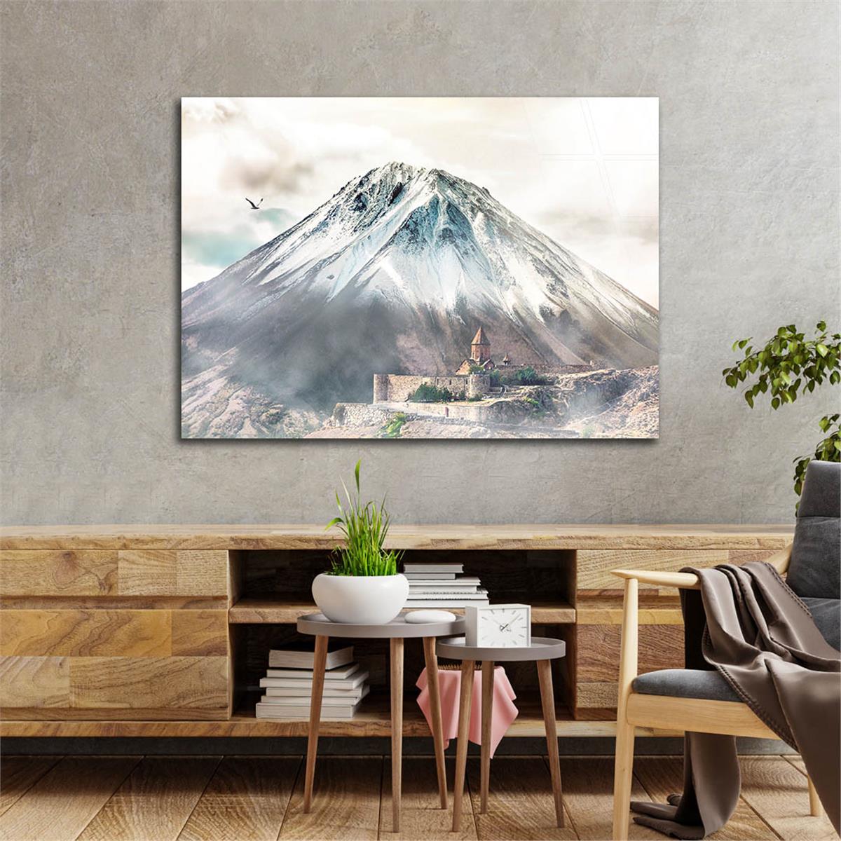 Tempered Glasss Wall Arts Natured-Themed