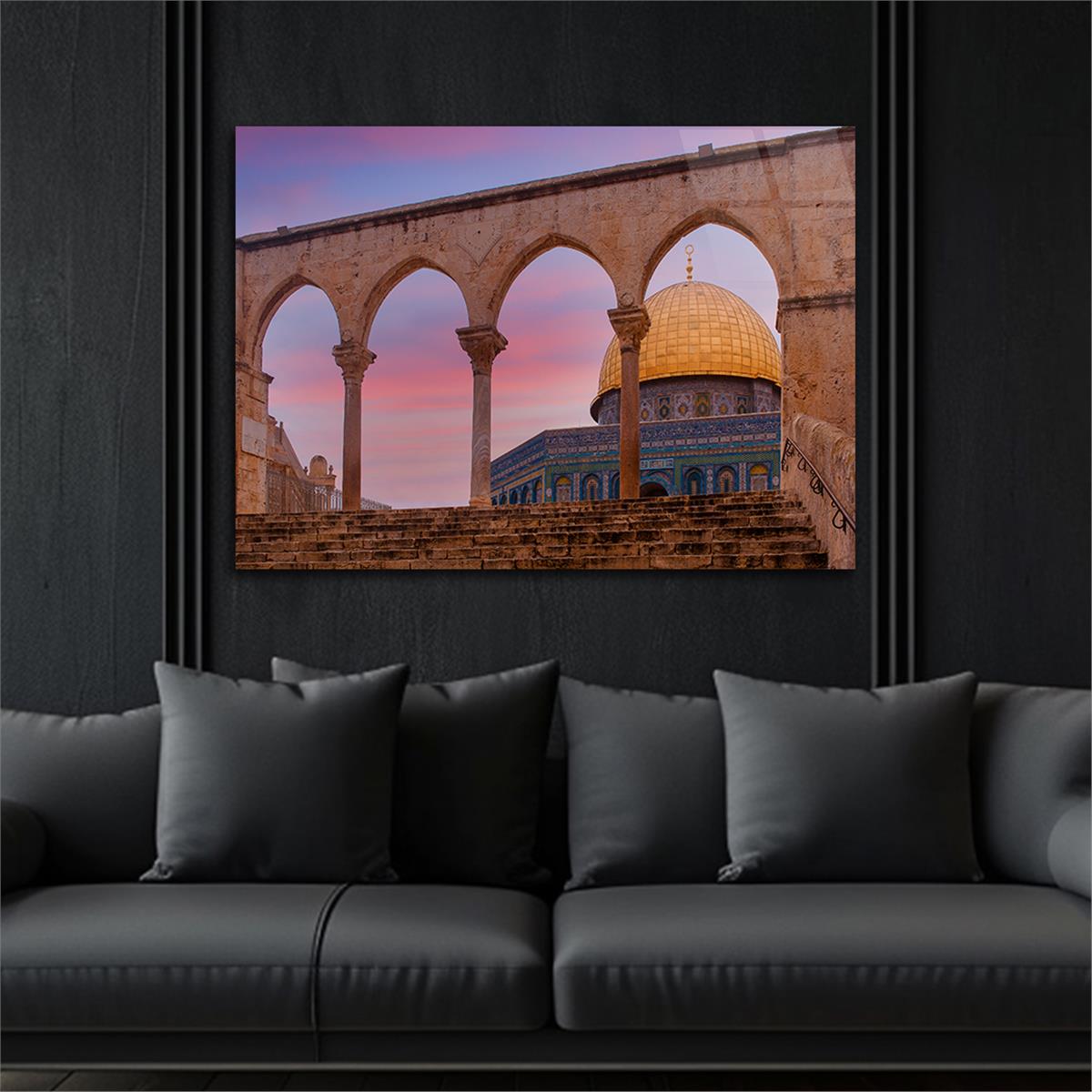 Tempered Glasss Wall Arts Religious-Themed