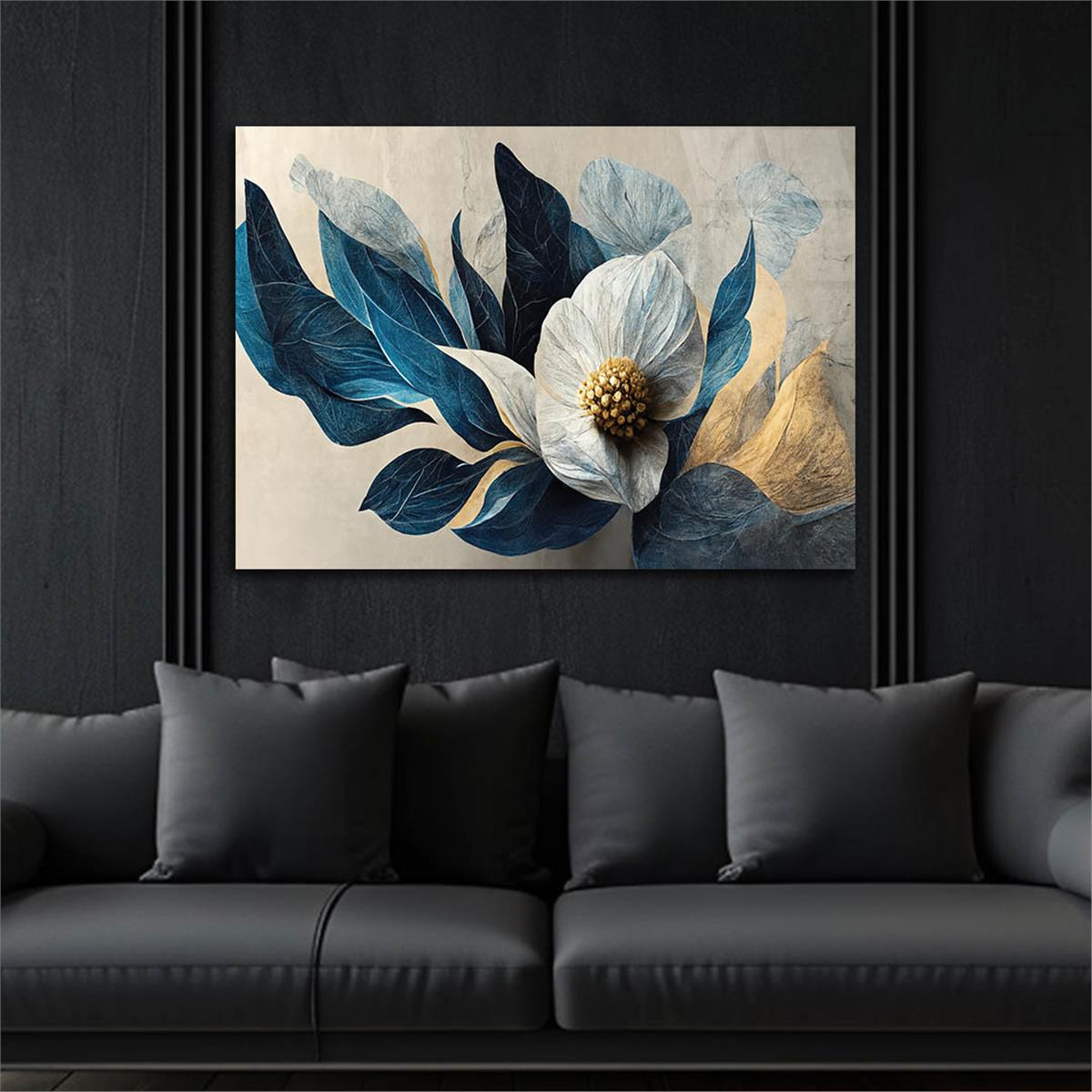 Horizontal Art-Themed Tempered Glass Wall Art 329