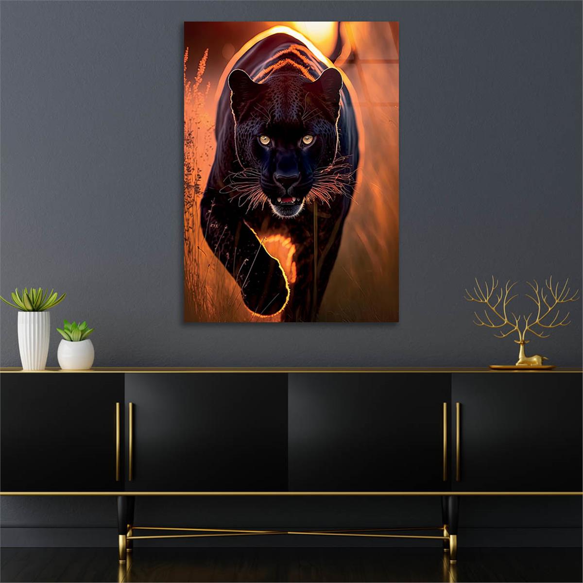 Verticale Gehard Glasschilderij Natuur Thema 197