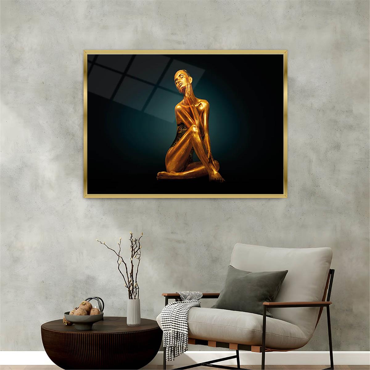 Alüminyum Çerçeveli Sanat Temalı Cam Tablo 100