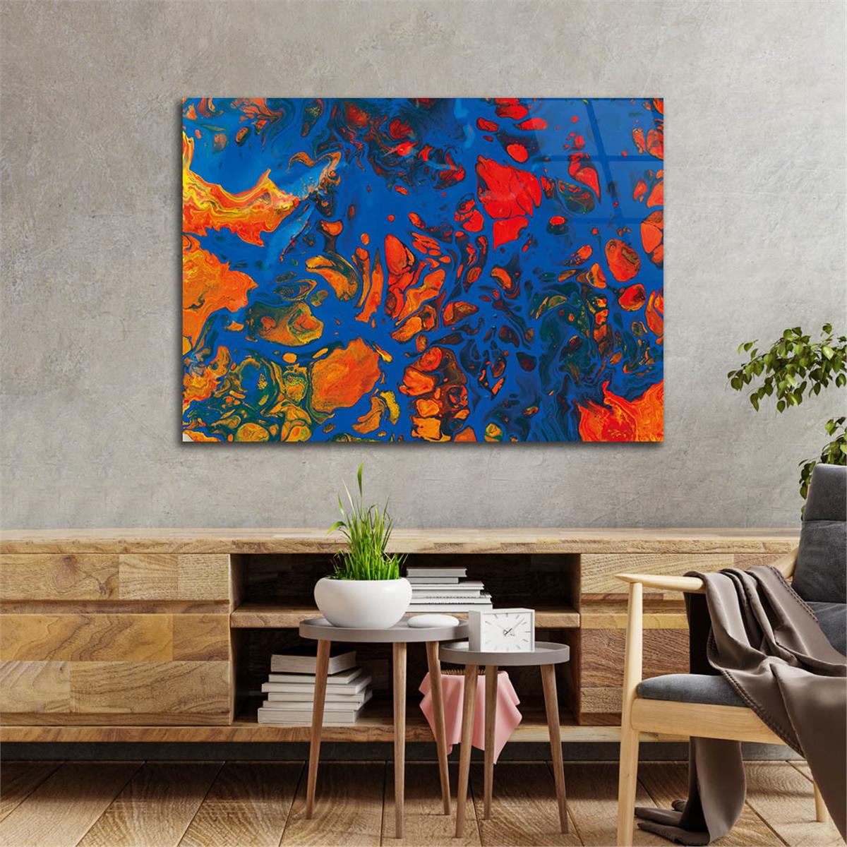 Horizontal Art-Themed Tempered Glass Wall Art 250