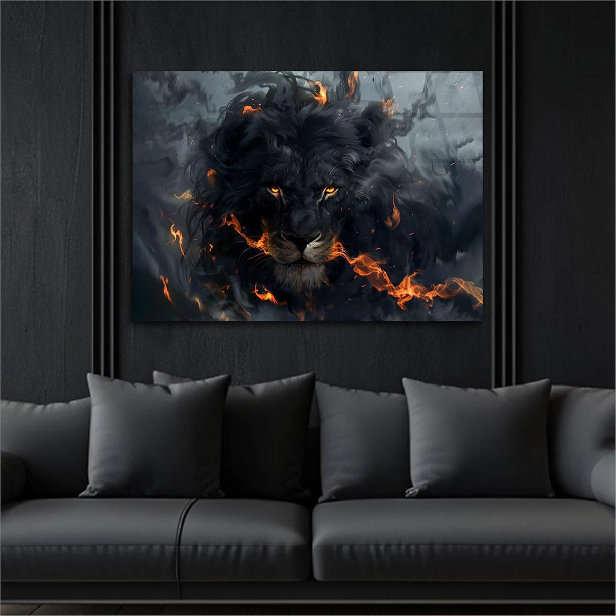 Yatay Doğa Temalı Cam Tablo 527